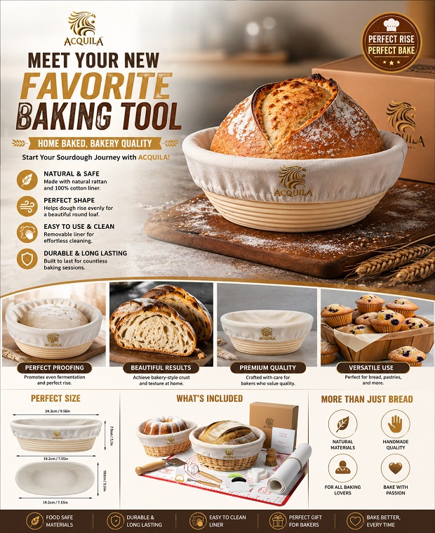 Acquila Proofing Basket